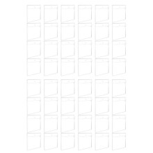 48 Szt. Przechowywanie Papieru do Scrapbookingu 12x12 Organizer do Przechowywania Papieru do Scrapbookingu, Zdjęć, Arkuszy Winylowych i Plików