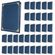 Zertifikathüllen, 150 Packungen Diplomhüllen, Zertifikathüllen mit Goldfolienrand für Briefgröße 8,5 X 11 Zoll