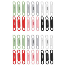 36Pcs Magnetic Pen Pencil Holder, Adjustable Silicone Magnetic Holder & Stainless Steel Patches Pen Organizer