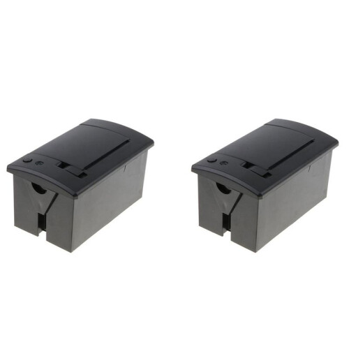 2X  58mm Panel Embedded Thermal Printer with Interface TTL Use for Receipt Ticket ESC POS  Android 5V-9V