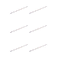 6pcs 40cm 16 Inches Length Measure Clear Plastic Straight Ruler