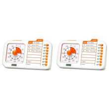 2X 3-in-1 Visual ADHD Timer for Kids & Adults with Planning Board, Task Timer, Chore Chart & Visual Schedule Planne