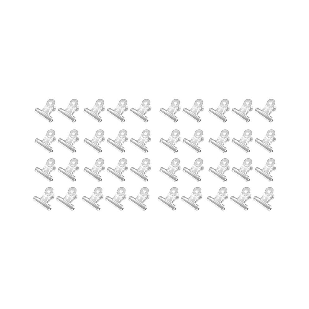 200Pcs Plastic Bulldog Clips, Utility Paper Clips, Hinge Clips For Home, Office Use Clear 4712271179557