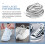 Lacets de baskets noirs à talon plat (4 paires) 5