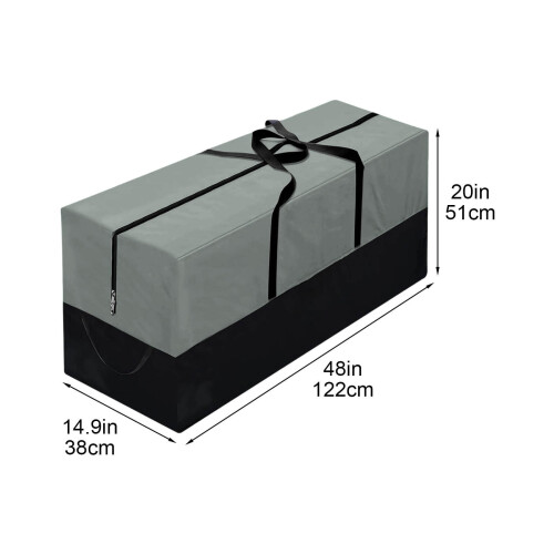 WZXPWT Christmas Tree Storage Bag – Large, Double Zipper, Durable Protector Bag, Compatible with Most Trees 2