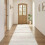Vaskbart polyester løbertæppe 60x1,8 m beige 4