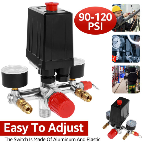 Air Compressor Pressure Switch 90-120 PSI 220/380V 2