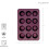 12-Cup Nonstick Aluminized Steel Muffin Pan, Beetroot 2