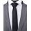 Solid Color Tie Formal Necktie for Men 4 pack（Black、Dark Purple、Navy、Red） 2