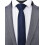 Solid Color Tie Formal Necktie for Men 4 pack（Black、Dark Purple、Navy、Red） 4