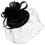 1 Sraith Hataí Fascinator do Mhná Maisithe le Dearadh Galánta do Pháirtithe Cóctaile 5