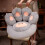 Coussin en peluche douce en forme de patte de chat (1 pièce) 6