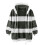 Γυναικείο χειμερινό παλτό από φλις με φουσκωτά σχέδια, μπουφάν με κουκούλα και 2