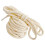 Lacets de chaussures en corde de polyester beige 120 cm, lot de 2 4