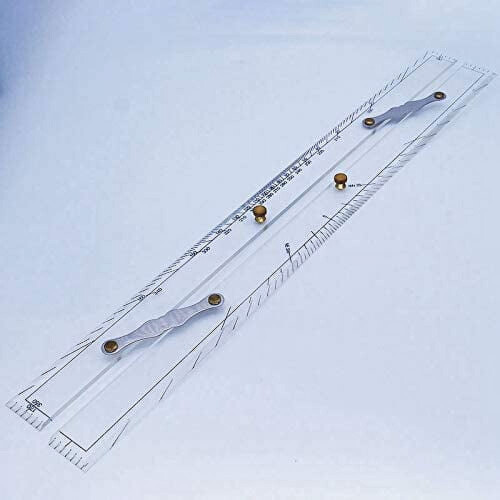 Marine Ruler Parallel Ruler Nautical Charts Parallel Ruler Mapping Points to Pull Parallel Ruler 450MM 1
