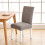 Stretch Dining Chair Covers Solid Color 3 pcs 3