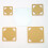 Square Ruler for Quilting and Patchwork PVC 5 pcs 3