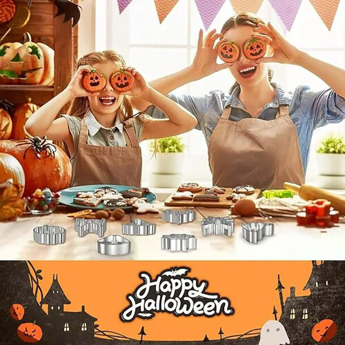 Σετ 9 τεμαχίων κουπάτ για μπισκότα για το Halloween – Ανοξείδωτο ατσάλι 2