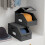 Baseball Cap Organizer Box, Holds 30 Caps, Stackable & Pull-Out, Sturdy Cardboard, Space-Saving, Compatible with Standard Closets (Black) 2