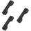 3Pièces Gonflable PVC Noir Pour Siège Arrière Auto Confortable 9