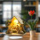 Weihnachtskrippe aus Acryl mit LED-Beleuchtung – Tischdekoration 3