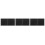 6Pièces Tapis Sol Isolation Électrique Caoutchouc Noir 10