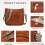 Τσάντα Crossbody για γυναίκες Μοντέρνες τσάντες Hobo από δέρμα Vegan για γυναίκες, τσάντες 4