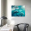 Εκτύπωση σε καμβά Patifu Two Dolphins HD, 20x16 ίντσες – Διακόσμηση τοίχου σπιτιού, 4
