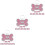 24Pièces Étiquettes Os Rose Durables Pour Colliers 6