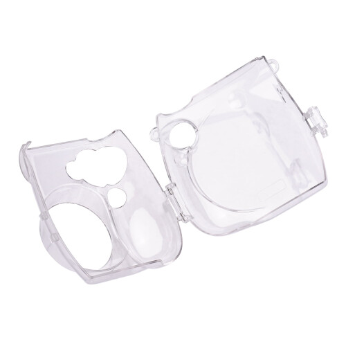 Capa protetora transparente para câmera instantânea com cordão arco-íris, compatível com Fujifilm Instax Mini 7s/7c. 1