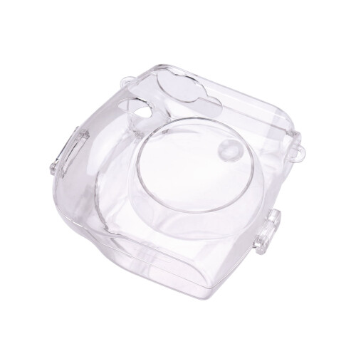 Capa protetora transparente para câmera instantânea com cordão arco-íris, compatível com Fujifilm Instax Mini 7s/7c. 2