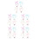 20Pièces Colliers Chat En Avec Perles Pendentif Os Coloré 4