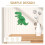Tecknad klocka LED-klockor för sovrum dinosaurie student barn 6