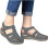 Γυναικεία καλοκαιρινά σανδάλια Casual Flat μονόχρωμα παπούτσια Loophole 35Gray 4