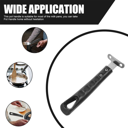 2 Pcs Accessories for Cookware Part Pan Handle Replacement Frying Pan Handle Pot Handle Pan Handles 2
