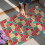 Χαλιά πόρτας Pioneer με floral print, πλενόμενα αντιολισθητικά εσωτερικά χαλάκια, 20"x32", 4