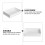 Merkloze laboratoriumaccessoires, polypropyleen dienblad, witte serveerorganizer 6