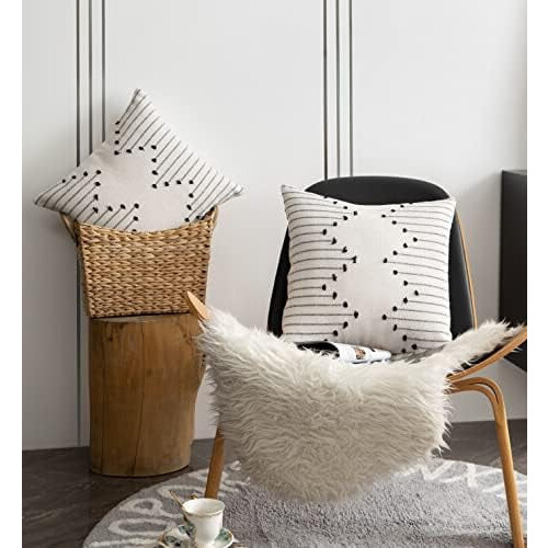 Μαξιλαροθήκες από βαμβάκι Boho 12x20, σετ 2 τεμαχίων 2