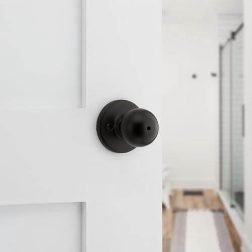 Πόμολο πόρτας Polo Interior Privacy με κλειδαριά, λαβή πόρτας για μπάνιο και υπνοδωμάτιο, 1