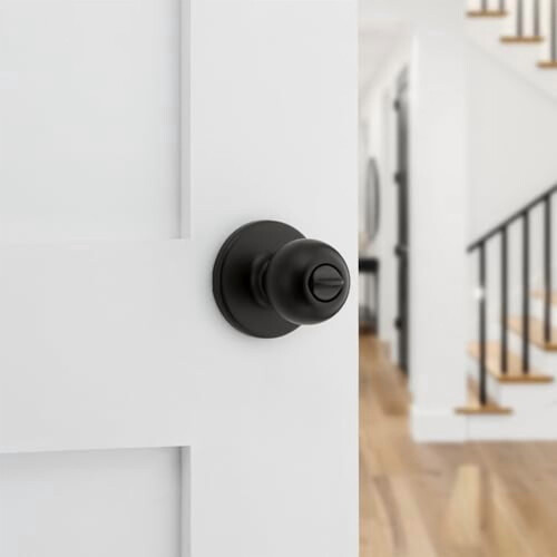 Πόμολο πόρτας Polo Interior Privacy με κλειδαριά, λαβή πόρτας για μπάνιο και υπνοδωμάτιο, 2