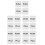 10Paren Acryl Witte Push Pull Sticker Set Voor Bedrijf En Kantoor 4