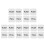10Paren Acryl Witte Push Pull Sticker Set Voor Bedrijf En Kantoor 6