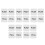 10Paren Acryl Witte Push Pull Sticker Set Voor Bedrijf En Kantoor 8