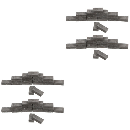 100Pièces Petites Gris Pour DIY Maquette Décoration 2