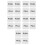 10Paren Acryl Witte Push Pull Sticker Set Voor Bedrijf En Kantoor 9