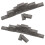100Pièces Petites Gris Pour DIY Maquette Décoration 11