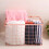 Rose Gold Wire Basket with Handle for Home Office Storage 4