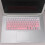 2 unidades de capa protetora para teclado, resistente e elegante, compatível com Pro Air A1466A1466A1502 (rosa) 6