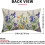 Capas de almofada lombar floral vintage com narcisos brancos e roxos 4