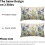 Capas de almofada lombar floral vintage com narcisos brancos e roxos 5
